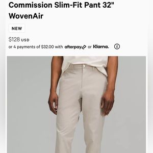 Lululemon men’s dress pants gently worn